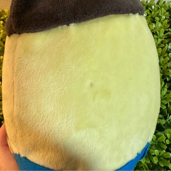 NWT San-X Sumikko Gurashi Penguin Plush Toy - Green/Yellow, Blue and Brown 8” - Picture 12 of 12